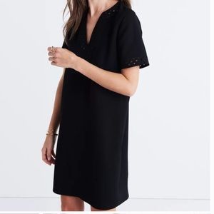 Madewell black shift dress